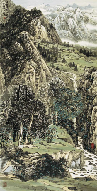 阿尔卑斯山纪游  (137,8x69,2)