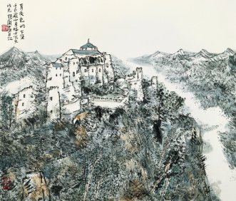 瑞士行旅之二  (45,4x53cm)