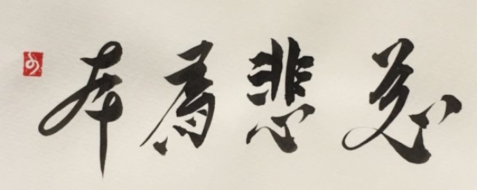 La compassion, coeur de l'humanité (vendu) - 2018